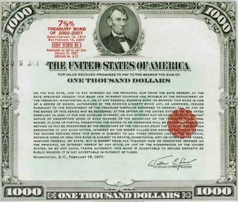 US Treasury Bond